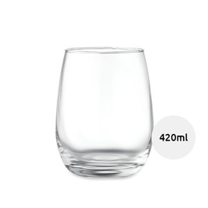 Bicchiere in vetro riciclato da 420ml