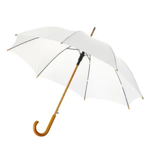Ombrello con apertura automatica e manico in legno da 23'
