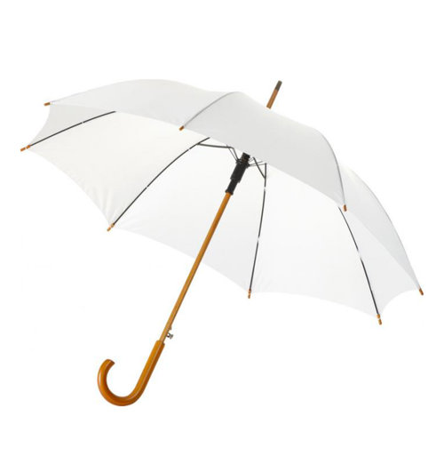 Ombrello con apertura automatica e manico in legno da 23'