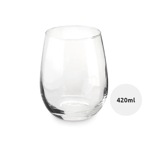 Bicchiere in vetro 420ml