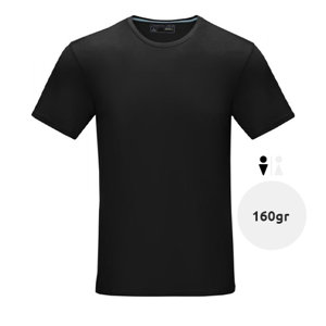 T-shirt da uomo colori assortiti a girocollo taglio regolare 100% cotone biologico 160gr