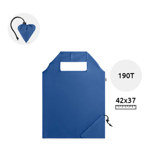 Shopper pieghevole in RPET da 190T 37x42cm