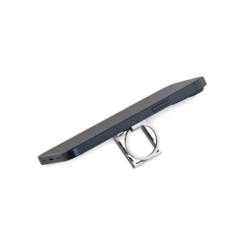 Portachiavi in metallo con supporto per il telefono