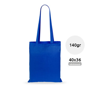 Shopper in Cotone 100% con manici lunghi in colori assortiti da 140gr 36x40cm
