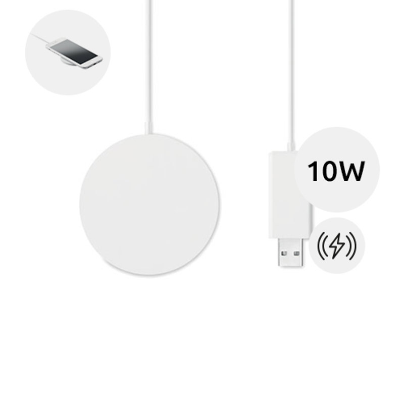 Caricatore wireless ultrapiatto e compatto da 10W