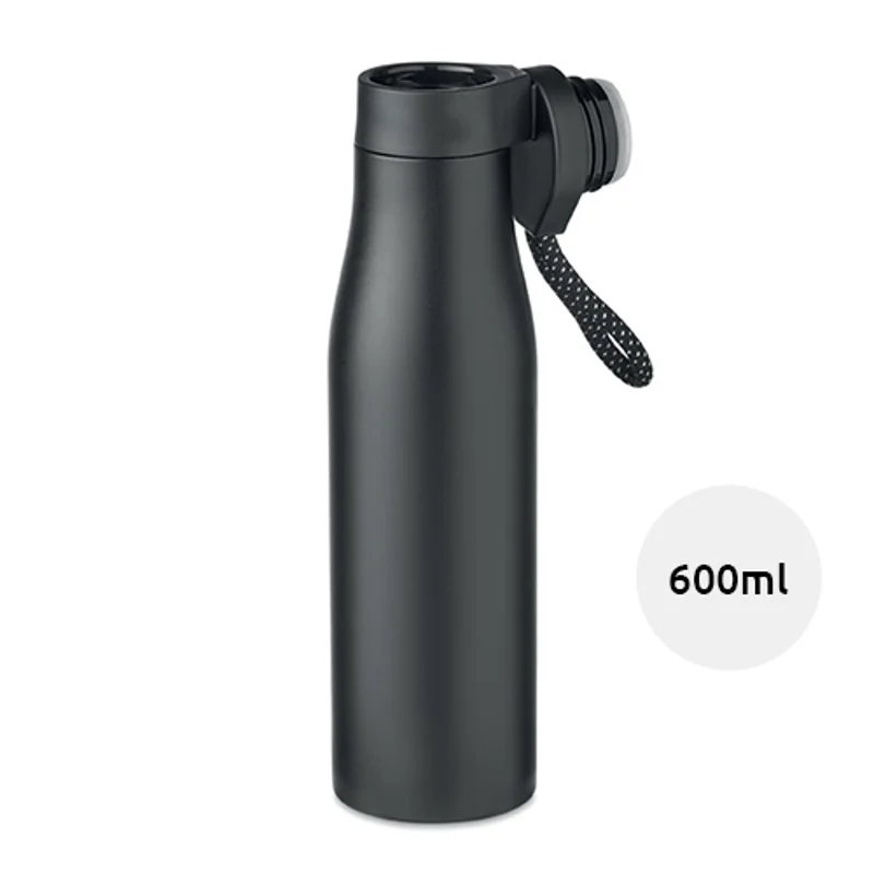 Thermos in acciaio inox a doppio strato con tappo magnetico 600ml