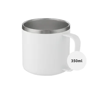 Tazza a doppia parete in acciaio inossidabile con isolamento sottovuoto in rame 350ml