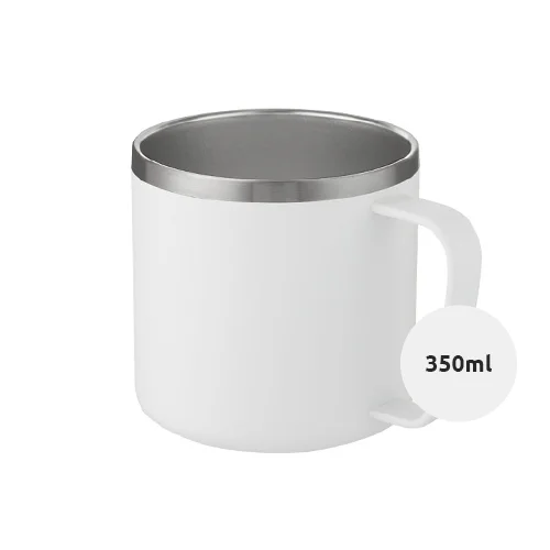 Tazza a doppia parete in acciaio inossidabile con isolamento sottovuoto in rame 350ml