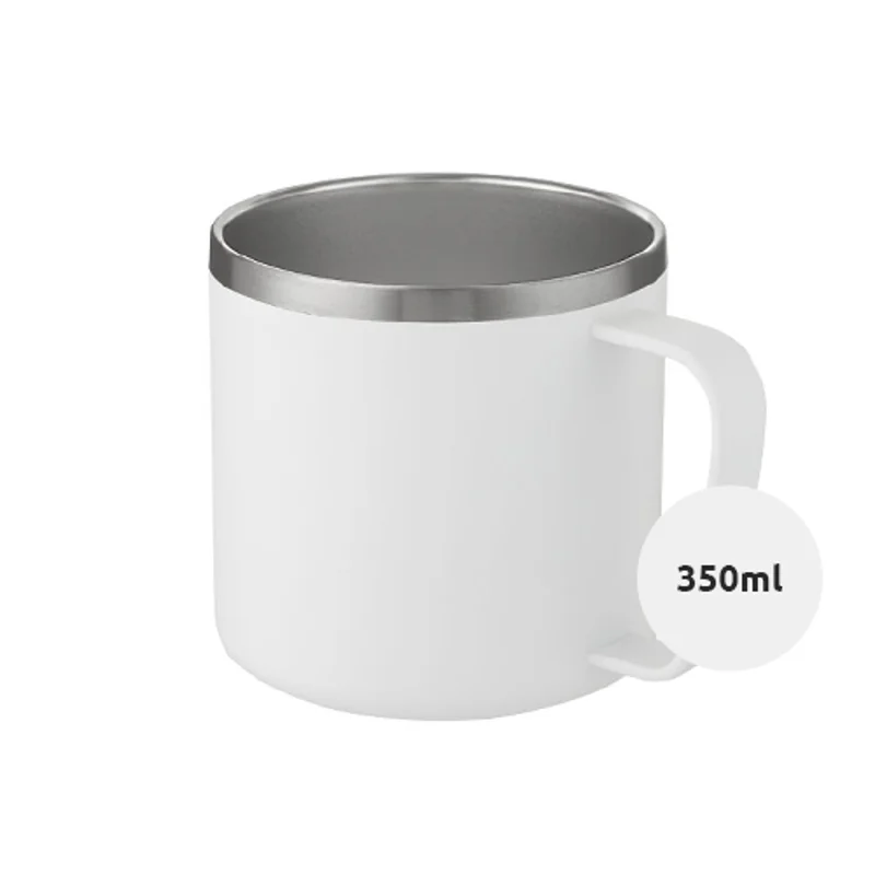 Tazza a doppia parete in acciaio inossidabile con isolamento sottovuoto in rame 350ml