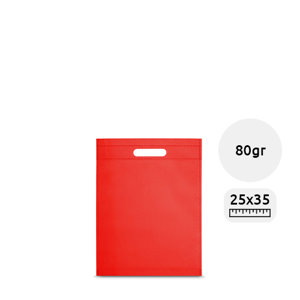 Shopper in TNT in diversi colori da 80gr 25x35x8cm