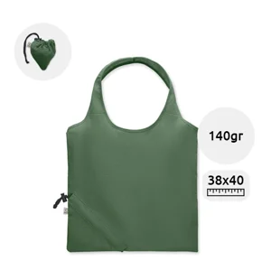 Shopper pieghevole in contone riciclato da 140g 38x40cm