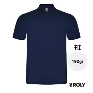 Maglietta polo unisex a marchio Roly in tessuto piqué a maniche corte 100% cotone 190gr