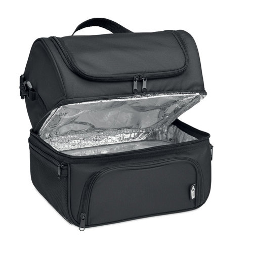 Borsa termica in RPET da 1900ml con portapranzo in PP 270x210x280mm