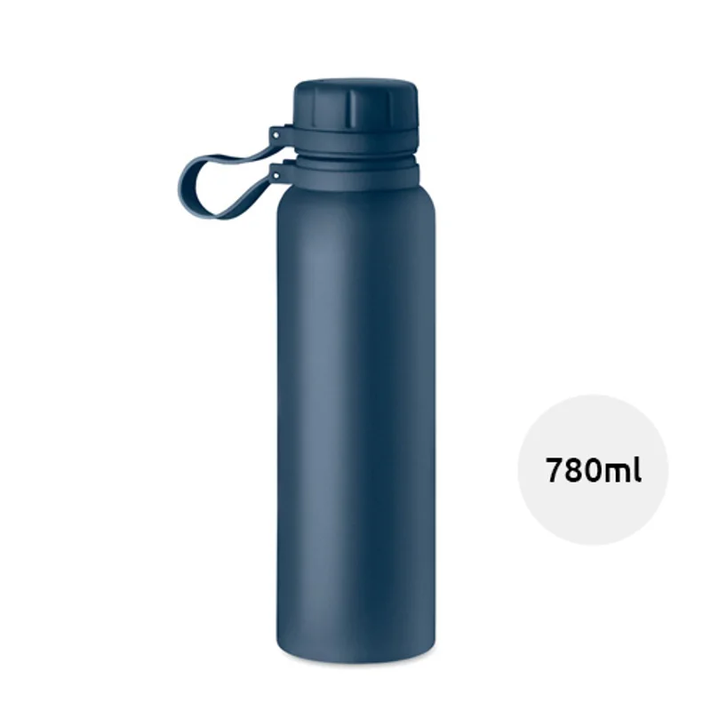 Borraccia termica in acciaio inox con coperchio a rotazione e impugnatura in silicone da 780ml