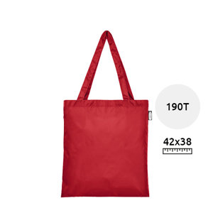 Shopper in RPET in diversi colori con manici lunghi da 190T 38x42cm