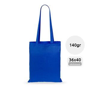 Shopper in Cotone 100% con manici lunghi in colori assortiti da 140gr 36x40cm