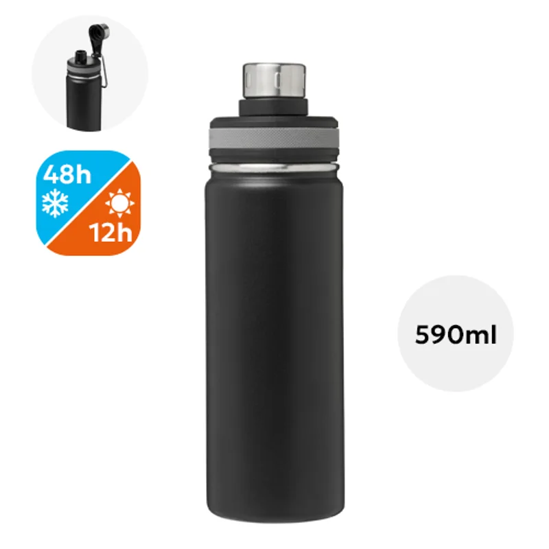 Borraccia in acciaio inox e rame da 590ml con confezione regalo