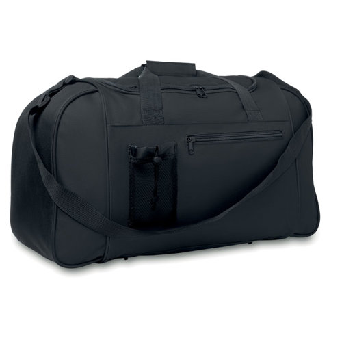 Borsone per lo sport o da viaggio in poliestere con tracolla regolabile e varie tasche a chiusura zip 57x24x35cm