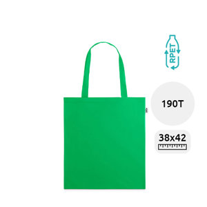 Shopper in RPET con manici lunghi in diverse colorazioni da 190T 38x42cm