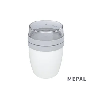 Porta pranzo ermetico Mepal con due scomparti da 200 e 500ml e coperchi separati