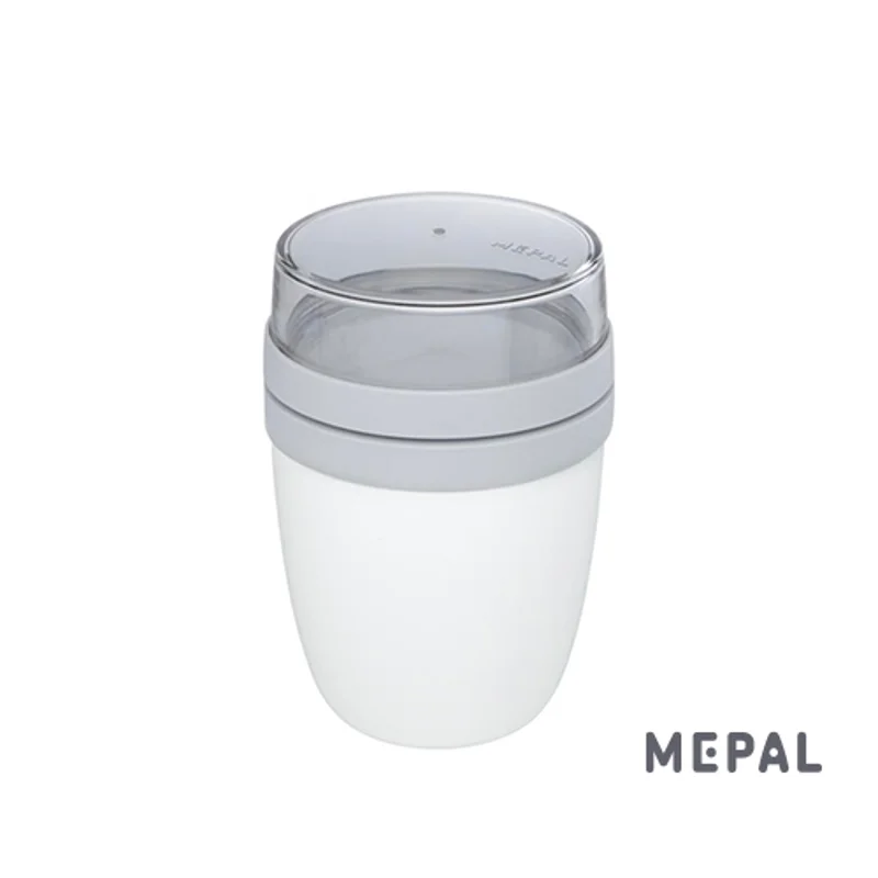 Porta pranzo ermetico Mepal con due scomparti da 200 e 500ml e coperchi separati