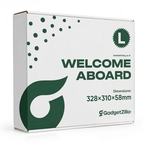 Scatola Postale L Bassa con striscia auto sigillante 328×310×58mm