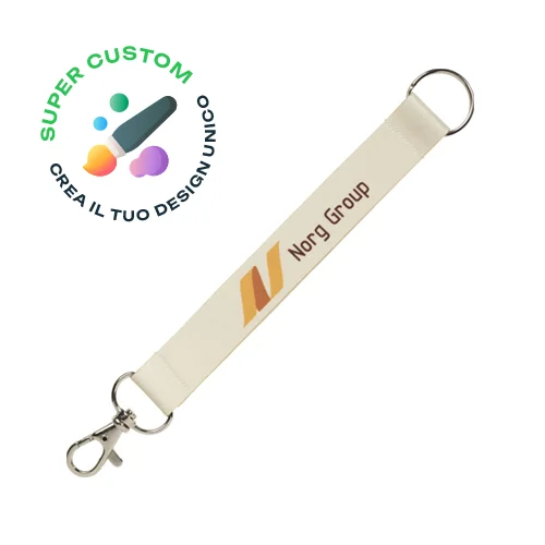 Lanyard porta badge con cordino totalmente personalizzabile
