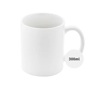 Tazza in ceramica lucida ideale per sublimazione 300ml