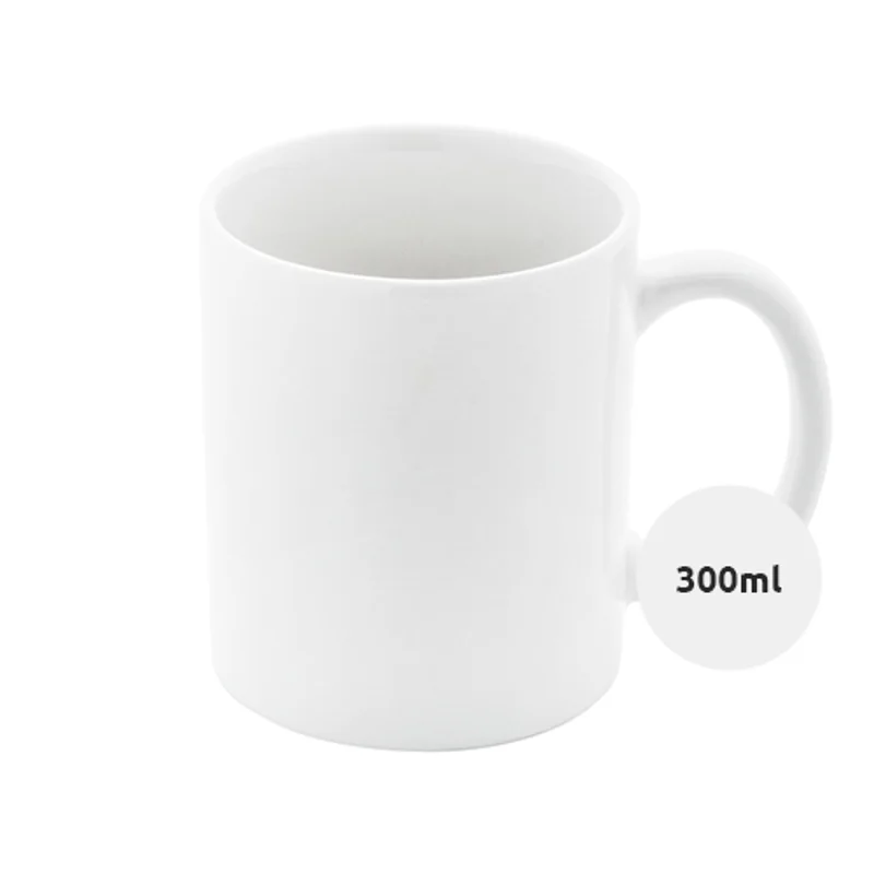 Tazza in ceramica lucida ideale per sublimazione 300ml