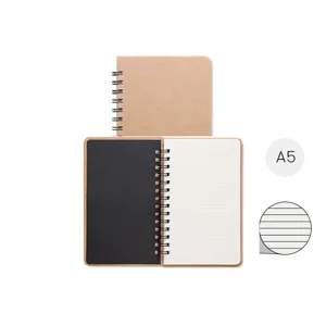 Block Notes A5 fogli a righe con semi di pino da piantare prodotto in Europa