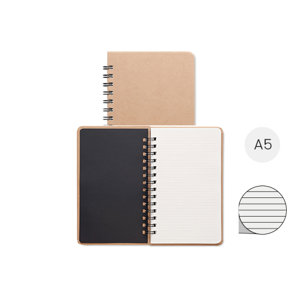 Block Notes A5 fogli a righe con semi di pino da piantare prodotto in Europa