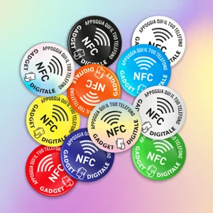 Adesivi Classici con Tag NFC Schermati  - Gadget Digitali disponibili in diversi colori