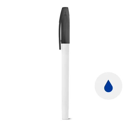 Penna roller in PP con cappuccio colorato e refill blu