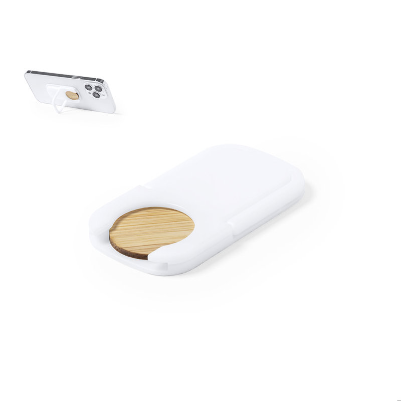 Supporto multifunzione per smartphone con moneta per carrello integrata