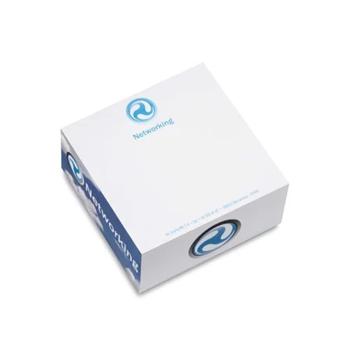 Blocco di foglietti bianchi personalizzati su tutti i lati