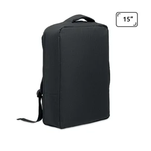 Zaino porta pc da 15" forma sottile schienale e spallacci imbottiti