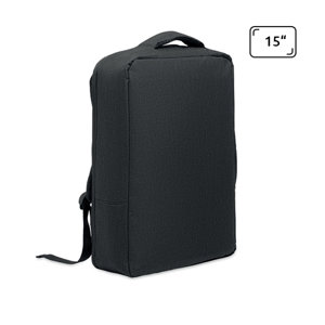Zaino porta pc da 15" forma sottile schienale e spallacci imbottiti