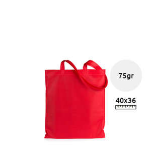 Shopper in TNT disponibile in diversi colori con manici lunghi da 75gr 36x40cm