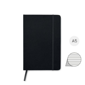 Block notes A5 con copertina in RPET e fogli a righe in carta riciclata