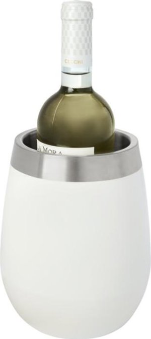Refrigeratore per vino in acciaio inossidabile a doppia parete con strato esterno colorato