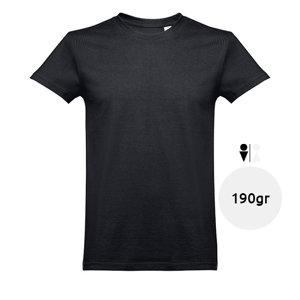 T-shirt da uomo colori assortiti a girocollo taglio regolare 100% cotone 190gr
