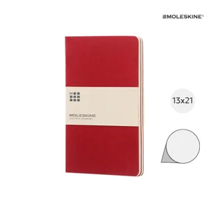 Taccuino Moleskine Cahier con angoli arrotondati e fogli neutri color avorio 13x21cm