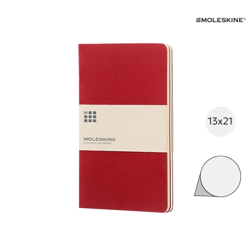 Taccuino Moleskine Cahier con angoli arrotondati e fogli neutri color avorio 13x21cm