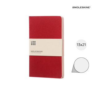 Taccuino Moleskine Cahier con angoli arrotondati e fogli neutri color avorio 13x21cm