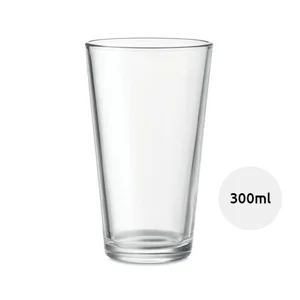Bicchiere conico in vetro da 300ml