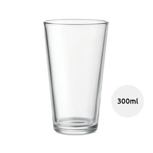 Bicchiere conico in vetro da 300ml