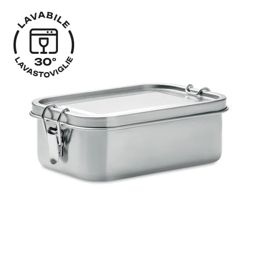 Porta pranzo in acciaio inox con chiusura rinforzata da 750ml