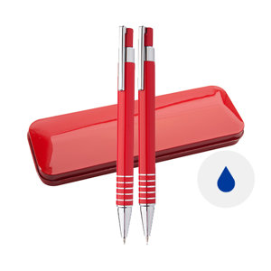 Set penna e matita in confezione di metallo