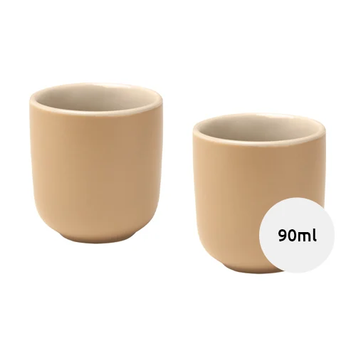Set di 2 tazzine per espresso in ceramica da 90ml