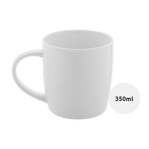 Tazza in porcellana bianca alta qualità 350ml 80×90mm